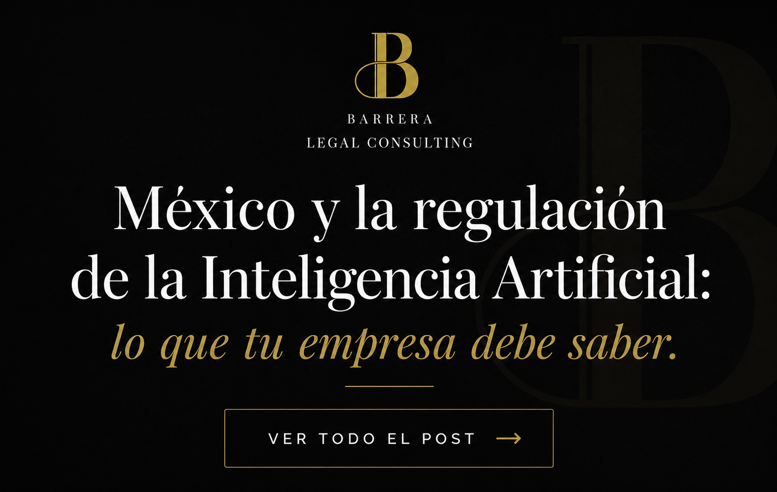 México camino a su primera Ley de IA